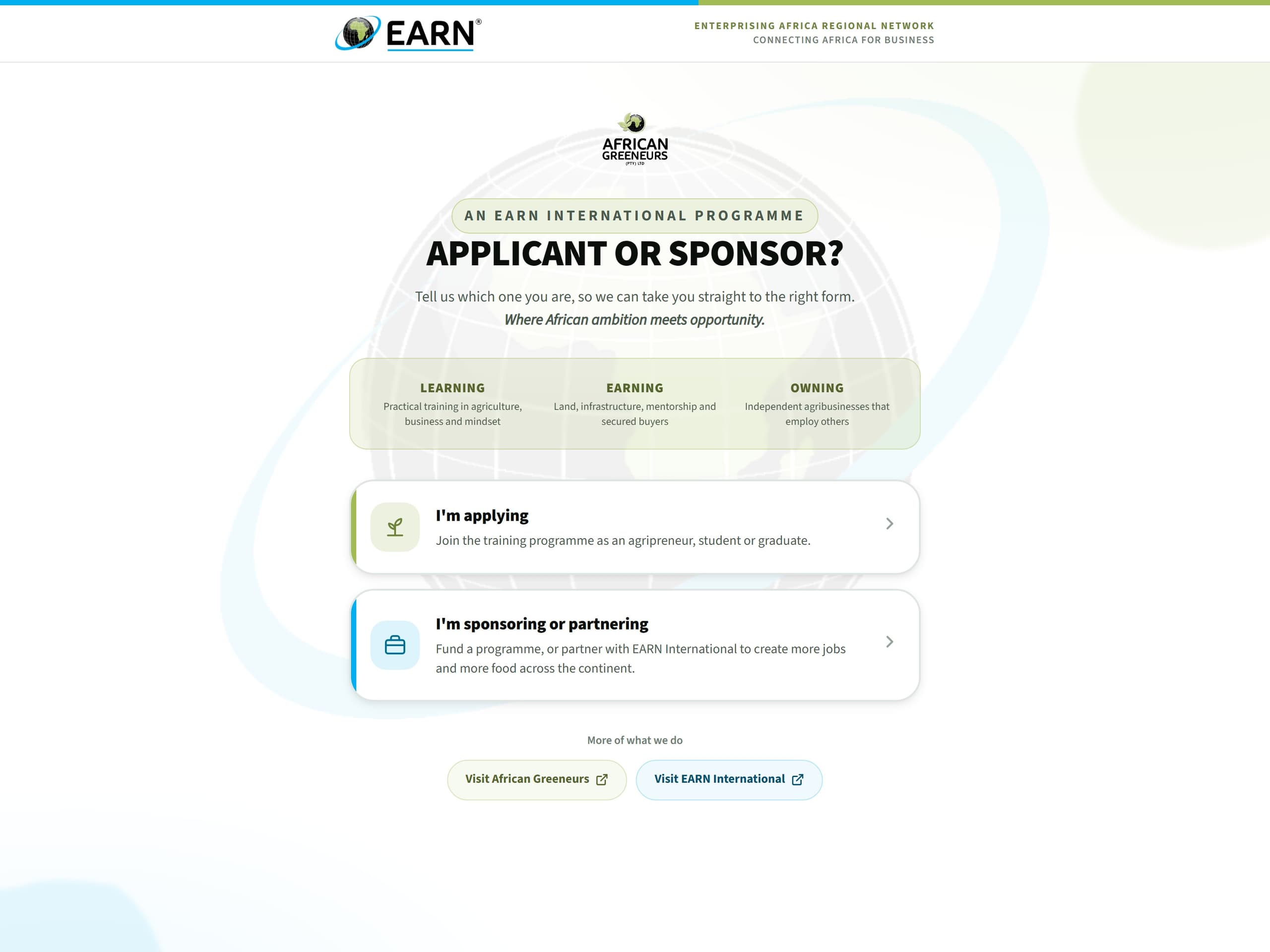 Applicant or sponsor?