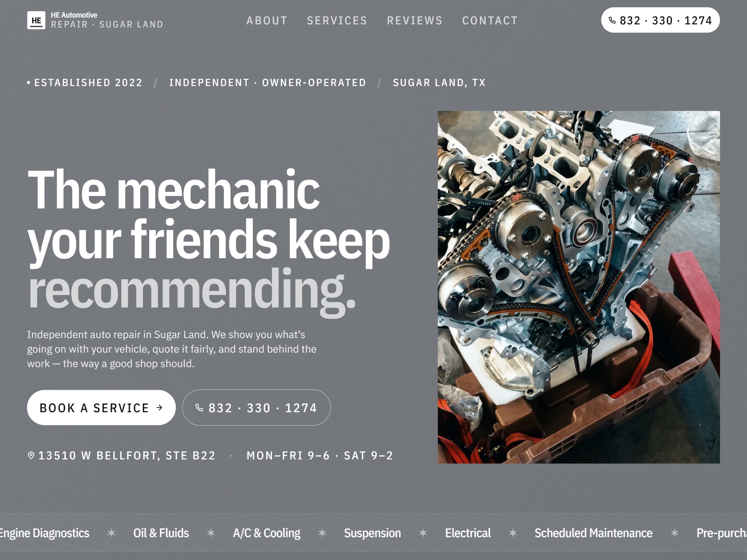 The mechanic your friends keep recommending